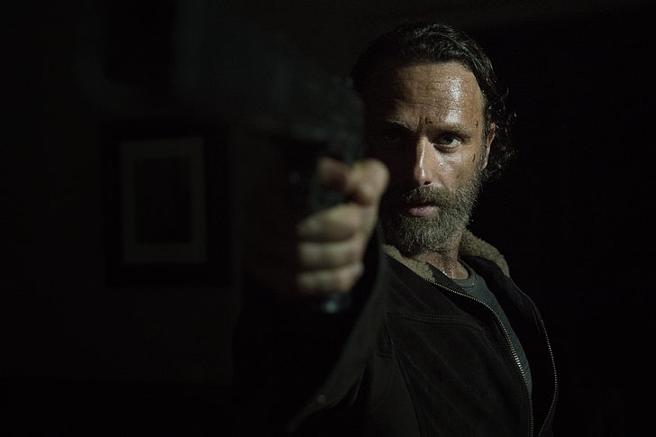 Rick Grimes wallpaper, The Walking Dead, Andrew Lincoln, one person, HD wallpaper