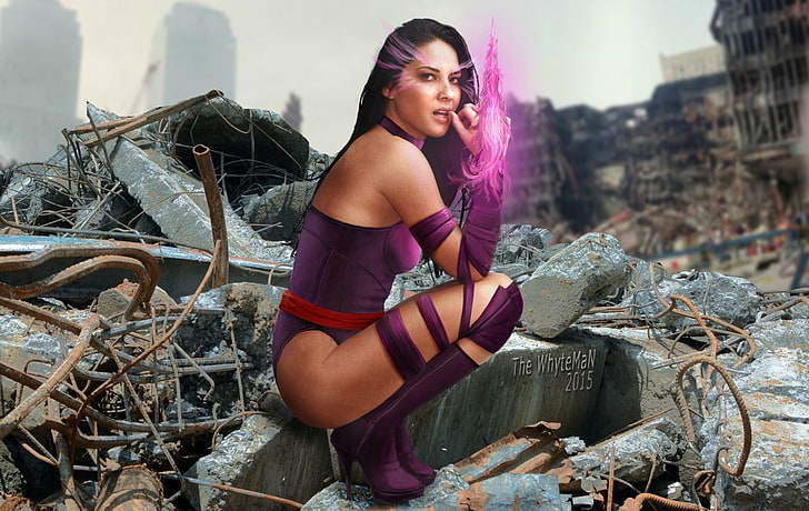 Women, Cosplay, Olivia Munn, Psylocke (Marvel Comics), X-Men: Apocalypse