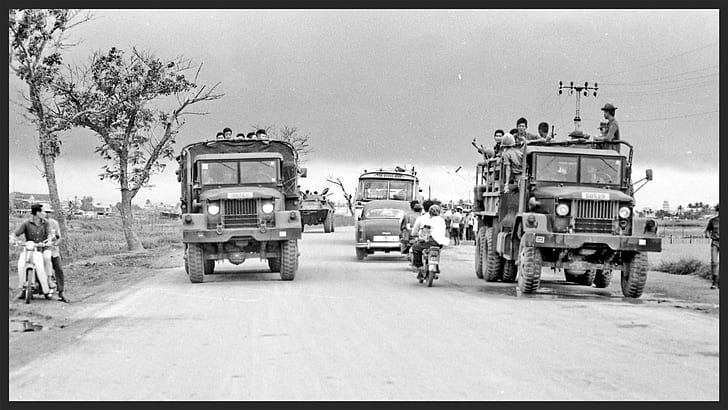 vietnam war, transportation, mode of transportation, land vehicle, HD wallpaper