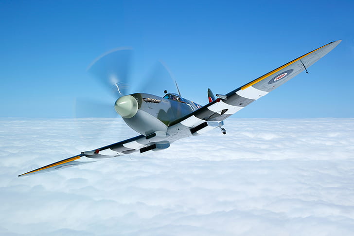 Fighter, Spitfire, Supermarine Spitfire, RAF, The Second World War
