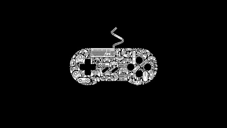 HD wallpaper Gray Nintendo Nes Console And Controllers appliance 