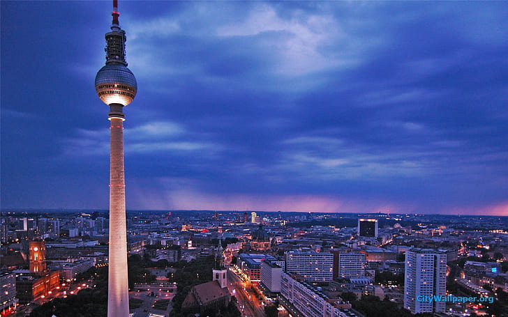 berlin, city, europe, germany, HD wallpaper