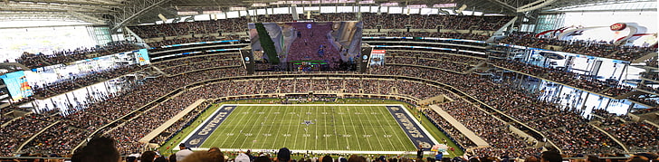 american football nfl stadium dallas cowboys 10000x2461  Sports Football HD Art, HD wallpaper