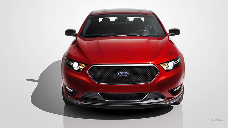 Ford Taurus, car, vehicle, red cars, motor vehicle, mode of transportation