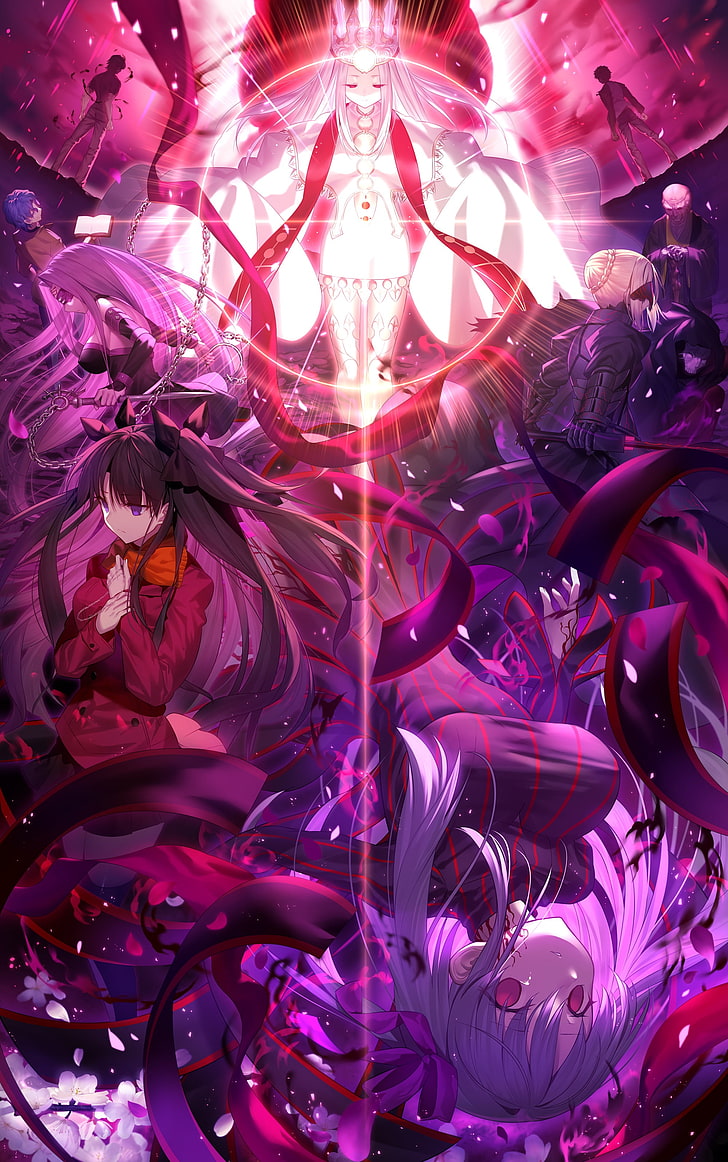 anime wallpaper, Fate Series, Matou Sakura, Tohsaka Rin, Illyasviel von Einzbern HD wallpaper