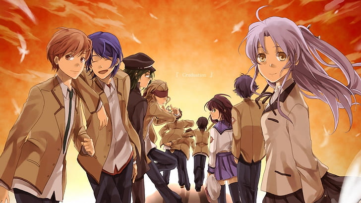 HD wallpaper: Anime, Angel Beats!, Ayato Naoi, Hinata Hideki, Kanade Tachibana |
