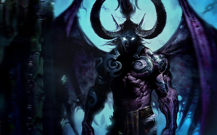 Terrorblade clip art, the demon, wow, world of warcraft, Illidan