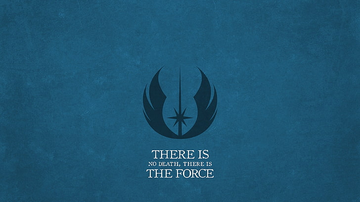 there is no death, there is the force digital wallpaper, Star Wars, HD wallpaper
