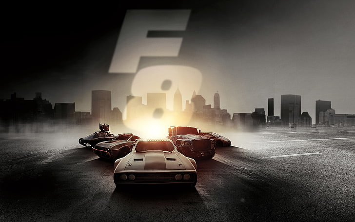 Fast 8 The Fate of the Furious 4K, city, mode of transportation, HD wallpaper
