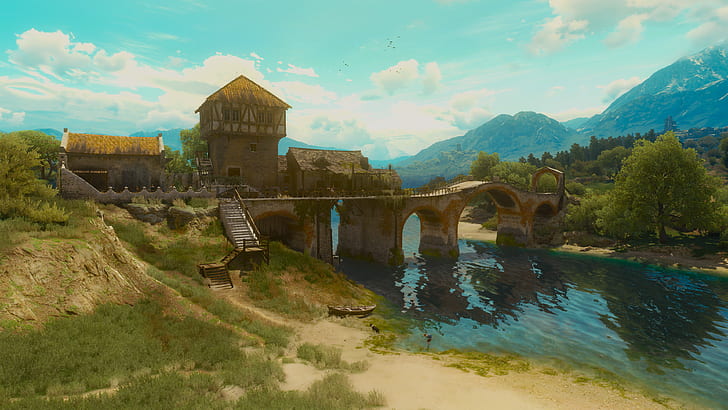 The Witcher, The Witcher 3: Wild Hunt, 4K, landscape, The Witcher 3: Wild Hunt - Blood and Wine
