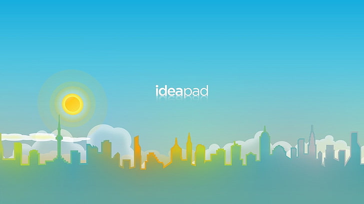 Lenovo, ideapad, sky, no people, nature, communication, data HD wallpaper