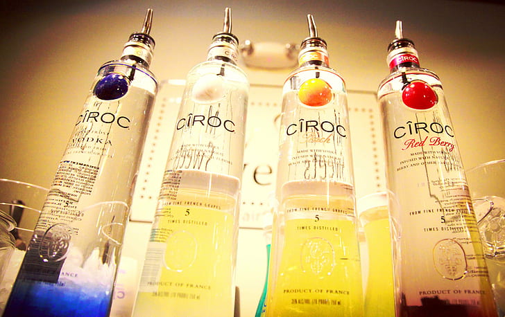 alcohol, ciroc, vodka, HD wallpaper