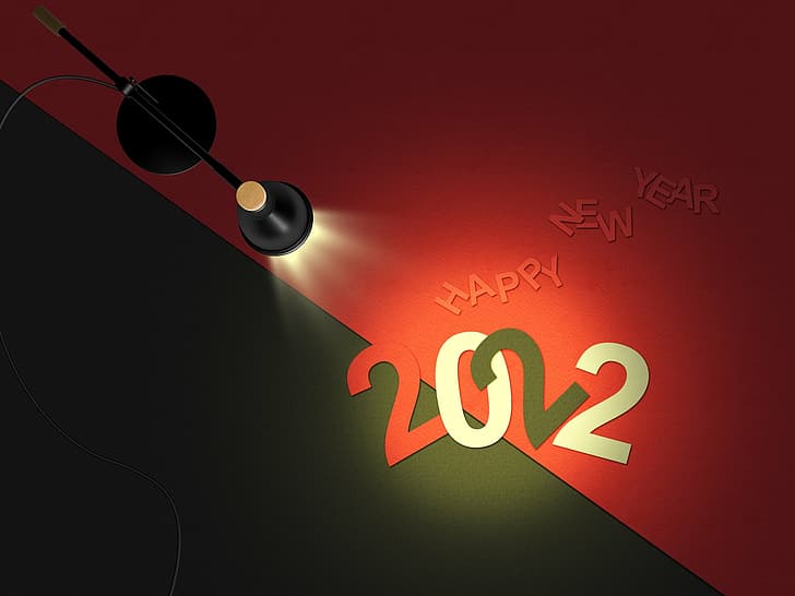 HD wallpaper: 2022 (Year), numbers, lamp, Happy New Year | Wallpaper Flare