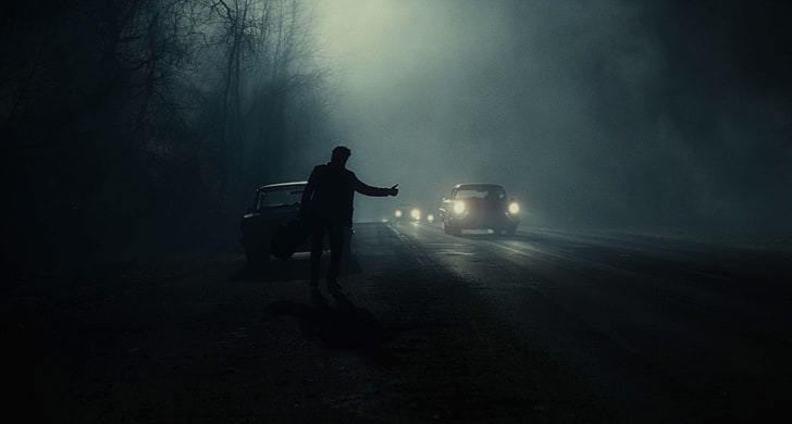 black car, Inside Llewyn Davis, movies, film stills, fog, transportation, HD wallpaper