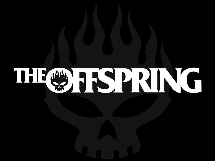 HD wallpaper: The Offspring logo, name, symbol, skull, font, illustration,  black Color | Wallpaper Flare