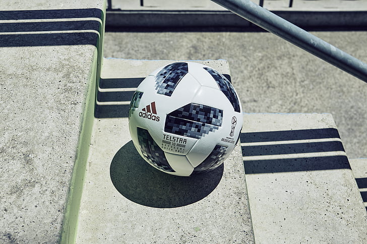The ball, Sport, Football, Adidas, Russia, FIFA, World Cup 2018, HD wallpaper