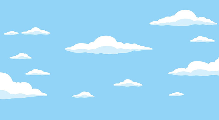 HD wallpaper: Clouds, Figure, Background, Simpsons, Art, Beginning, Cartoon  | Wallpaper Flare