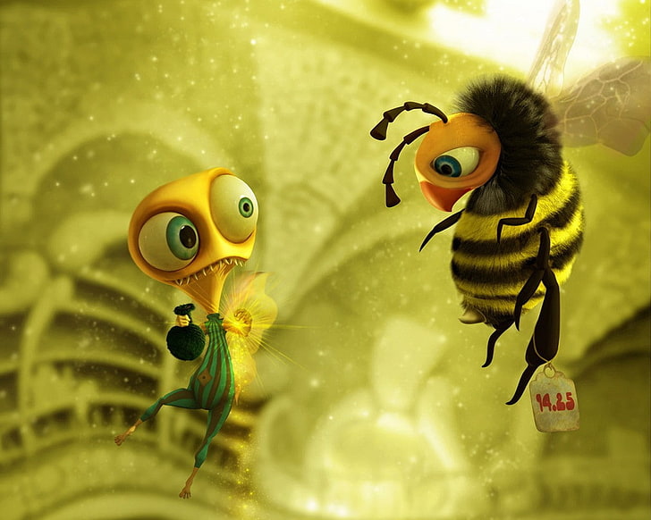HD wallpaper: firefly and bee movie still screenshot, mood, figure, animal  | Wallpaper Flare