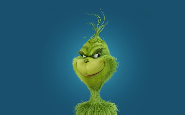 Grinch, studio shot, animal, animal themes, blue, colored background, HD wallpaper