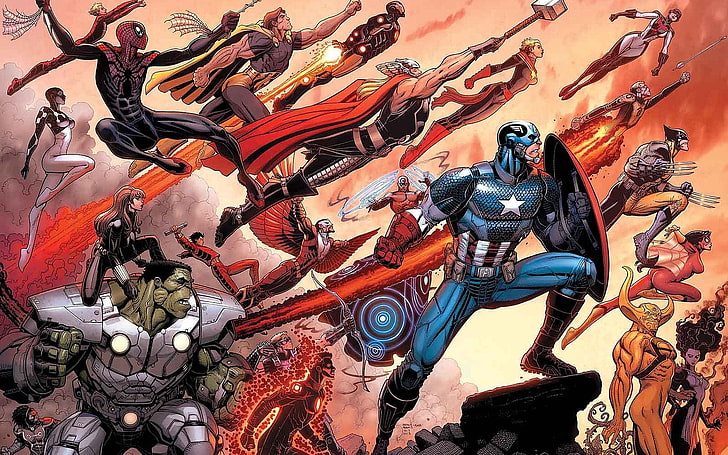 Comics, Avengers World, Black Widow, Cannonball  (Marvel Comics), HD wallpaper