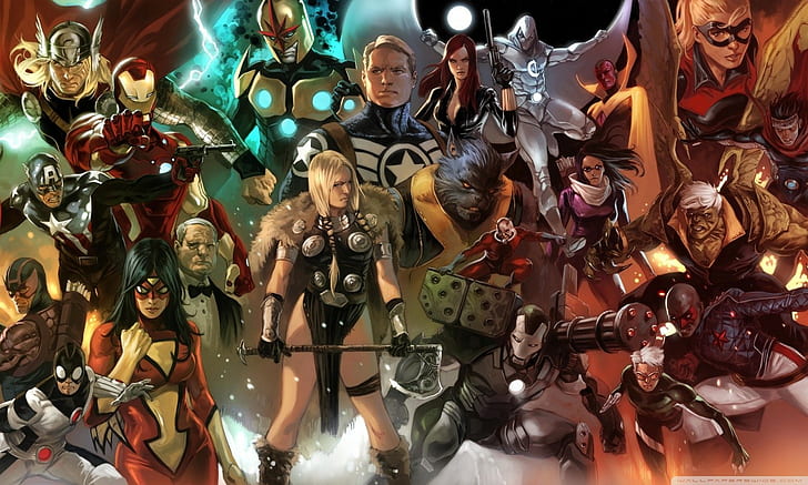 The Avengers, representation, human representation, art and craft, HD wallpaper