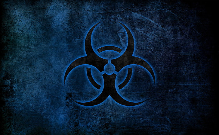 Biohazard Symbol, Biohazard digital wallpaper, Artistic, Grunge