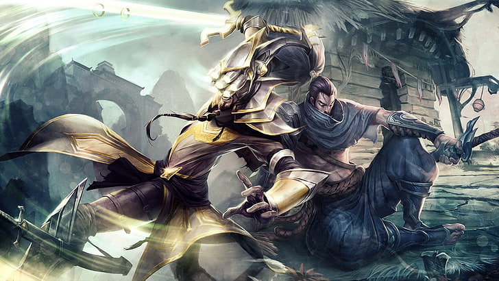 HD wallpaper: League of Legends Yasuo and Master Yi wallpaper, Video Game,  Master Yi (League Of Legends) | Wallpaper Flare