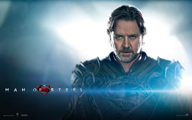 Jor-El Man of Steel, Russell Crowe, superman, HD wallpaper