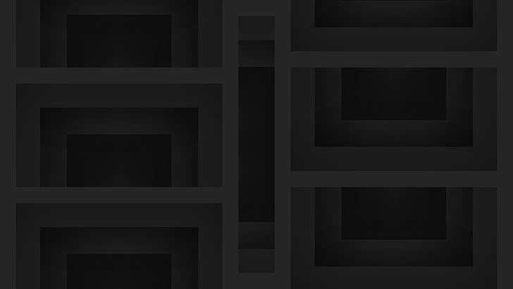 dark, tile, black, square, mirrored, pattern, no people, backgrounds, HD wallpaper