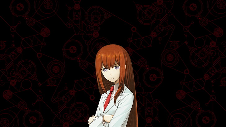 Steins;Gate 0, Makise Kurisu, one person, standing, front view