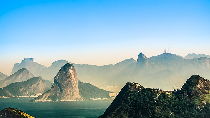 mountain, nature, landscape, Rio de Janeiro, Brasil, mountains, HD wallpaper