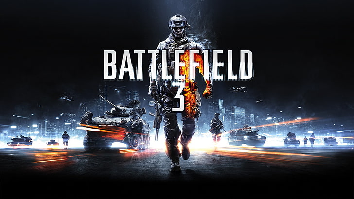 Battlefield 3, video games, transportation, night, mode of transportation, HD wallpaper
