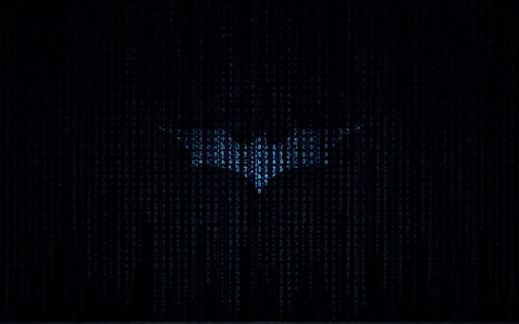 Matrix Batman crossover, batman emblem, movies, 1920x1200, HD wallpaper