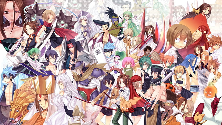 Shaman King poster, Anime, large group of people, crowd, real people, HD wallpaper