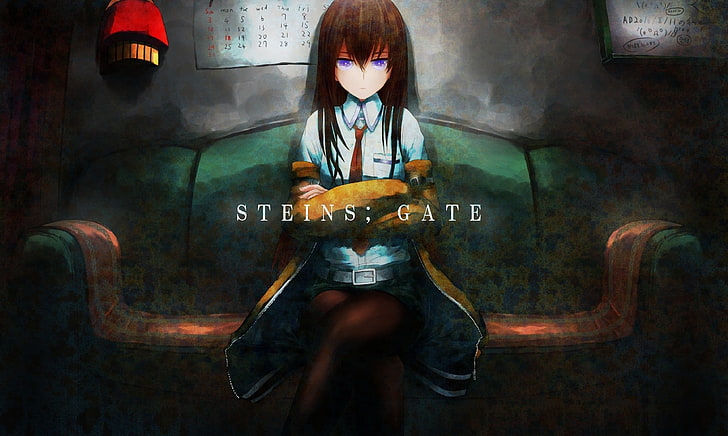 Steins;Gate, Makise Kurisu, anime girls, one person, front view, HD wallpaper