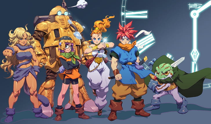 chrono trigger, group of people, arts culture and entertainment, HD wallpaper