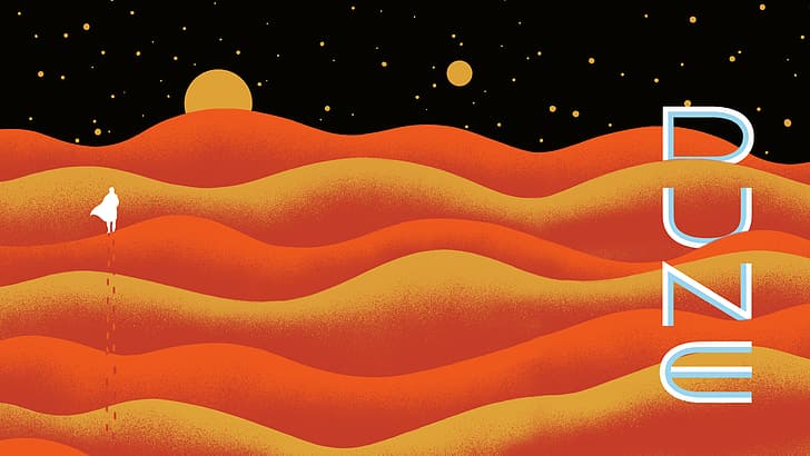 Arrakis, science fiction, Paul Atreides, Dune (series), digital art