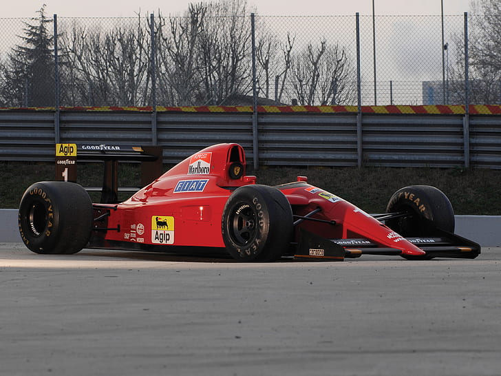 1990, 641, f 1, ferrari, formula, race, racing, HD wallpaper