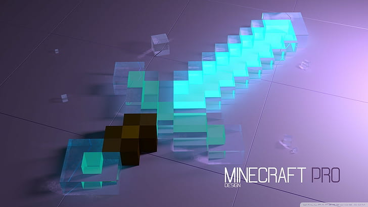 HD wallpaper: Minecraft, pixels, video games, Diamond Sword | Wallpaper  Flare