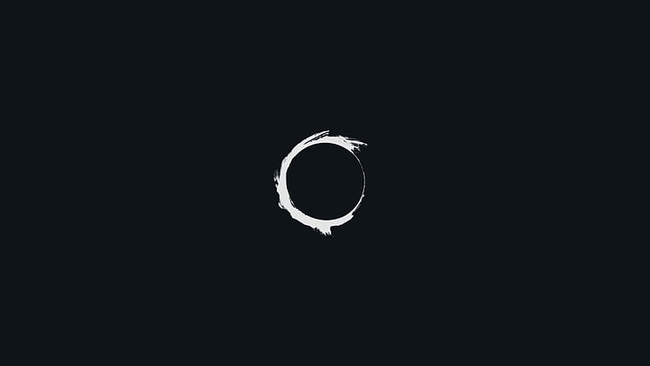 round black illustration, minimalism, simple, gray, lantern, Son Lux