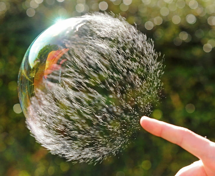 bubbles, depth of field