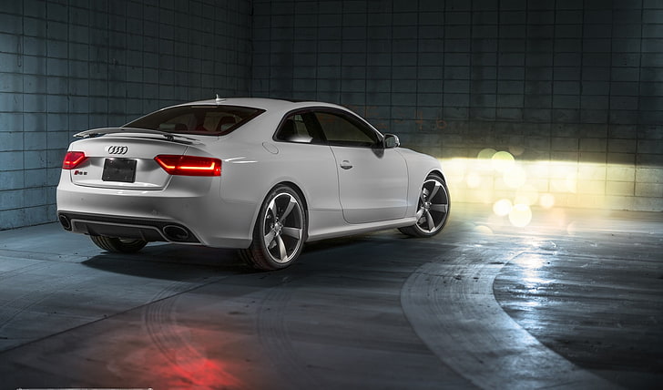 gray Audi coupe, s5, white, car, land Vehicle, transportation, HD wallpaper