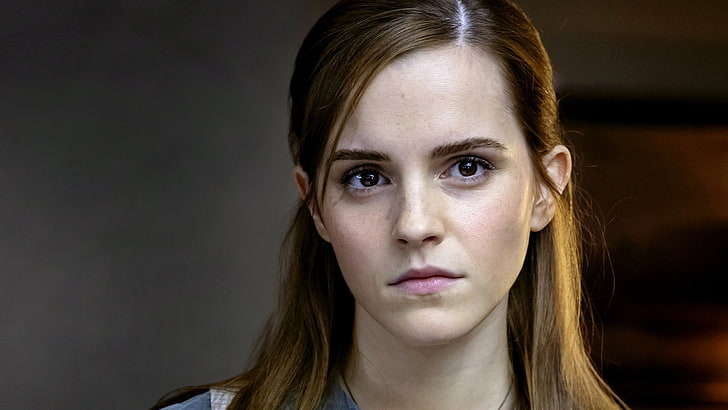 Emma Watson, women, actress, face, closeup, celebrity, redhead