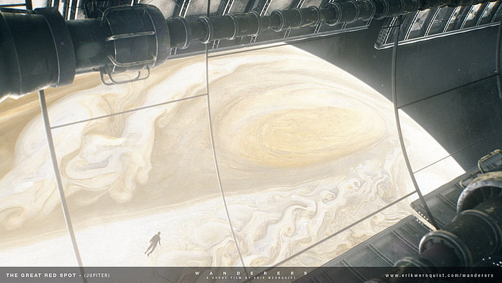planet Jupiter game wallpaper, space, galaxy, nature, landscape