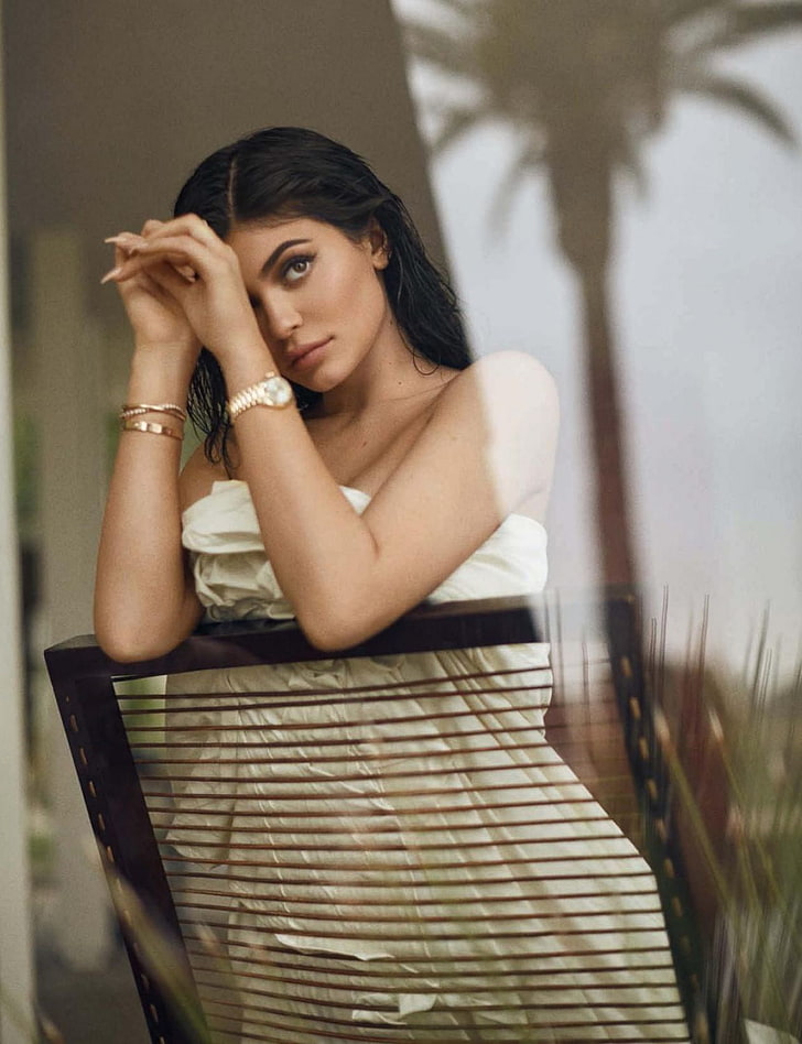 Kylie Jenner, model, women, one person, portrait, beautiful woman, HD wallpaper