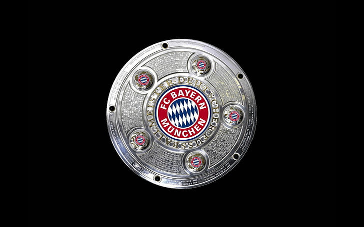 FC Bayern Munchen, FC Bayern Munchen logo, background, football team, HD wallpaper