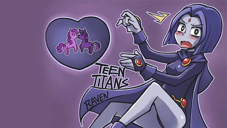 Hd Wallpaper Teen Titans Dc Comics Raven Dc Comics Wallpaper Flare