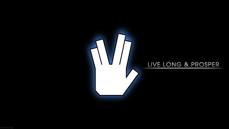 Live Long & Prosper digital wallpaper, Star Trek, Live Long And Prosper