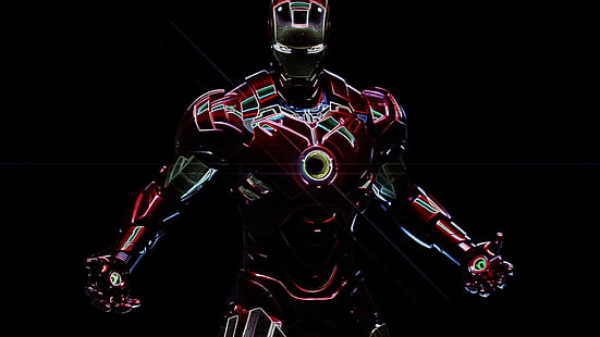 Iron Man digital wallpaper, Marvel Comics, superhero, Tony Stark HD wallpaper