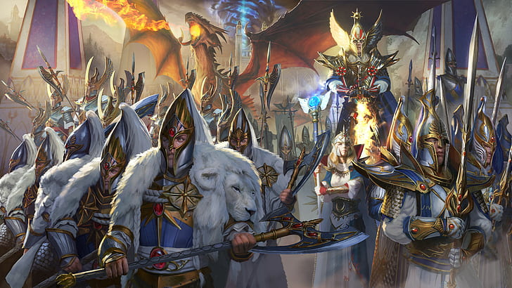 Total War: Warhammer II, High Elf, HD wallpaper